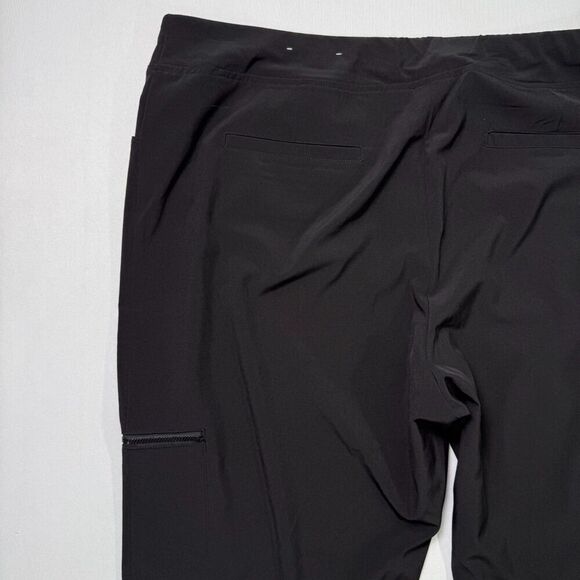 Chico's Zenergy Athletic Pants Sz 3.5S (18S) Pull On Stretch Straight Leg Black - Picture 6 of 12